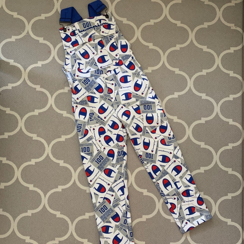 Champion Kids Logo Overalls (CUSTOM)
